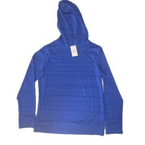 Lands'End Blue UV Swim Hoodie Coverup